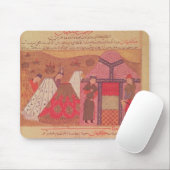 Genghis Khan buiten zijn tent Muismat (Met muis)