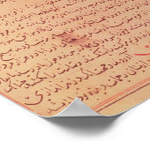 Genghis Khan buiten zijn tent Poster (Hoek)