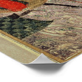 Genghis Khan (c.1162-1227) die tegen de Chinezen s Poster (Hoek)