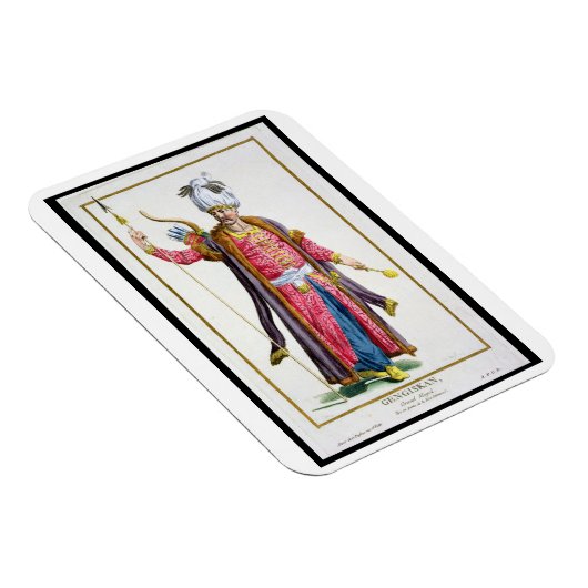 Genghis Khan (c.1162-1227) van 'Receuil des Estam' Magneet (Rechterzijde)