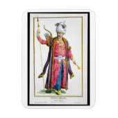 Genghis Khan (c.1162-1227) van 'Receuil des Estam' Magneet (Verticaal)