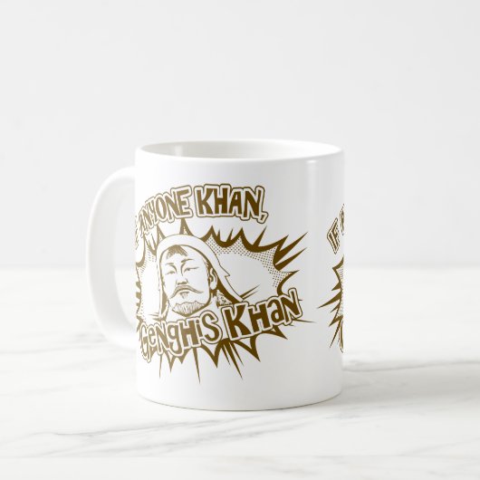 Genghis Khan Can! Koffiemok (Voorkant links)