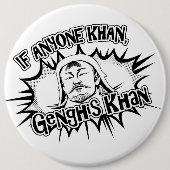Genghis Khan Can! Ronde Button 6,0 Cm (Voorkant)