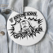 Genghis Khan Can! Ronde Button 6,0 Cm (In situ)