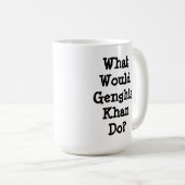 Genghis Khan Coffee Mok (Voorkant rechts)