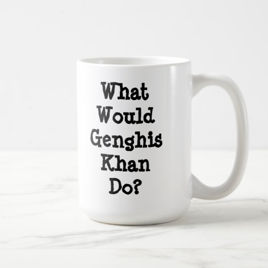 Genghis Khan Coffee Mok (Rechts)