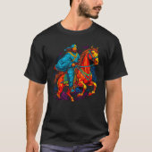 Genghis Khan Mongoolse Rijk T Shirt (Voorkant)
