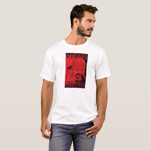 Genghis Khan ORIGINAL GANGSTER T-shirt (Voorkant volledig)