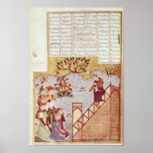 Genghis Khan over een congregatie Poster (Voorkant)