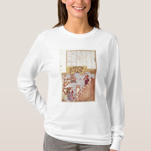 Genghis Khan over een congregatie T-shirt (Voorkant)