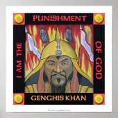 Genghis KHAN poster (Voorkant)