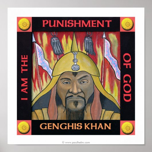 Genghis KHAN poster (Voorkant)