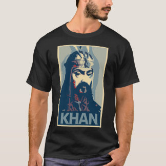 Genghis Khan Poster Political Parody T-shirt