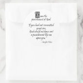 Genghis Khan... Ronde Sticker (Tas)