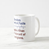 Genghis Khan was tolerant voor alle religies - his Koffiemok (Voorkant rechts)
