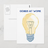 Geniaal op het werk briefkaart (Voorkant / Achterkant)