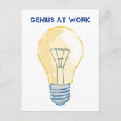 Geniaal op het werk briefkaart (Voorkant)