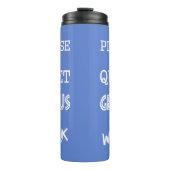 Geniaal op het werk tumbler thermosbeker (Voorkant)