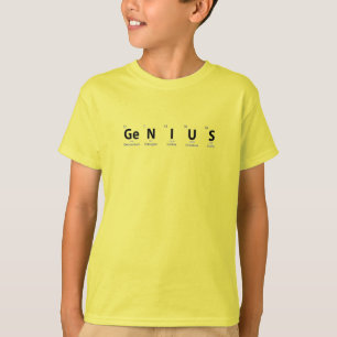 'Geniaal' Periodiek Systeem Wetenschap Humor Educa T-shirt