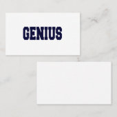 geniaal visitekaartje (Voorkant / Achterkant)