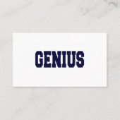 geniaal visitekaartje (Voorkant)