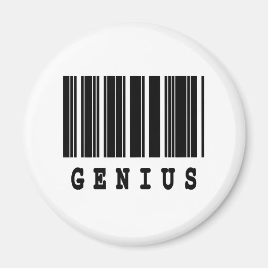 geniale barcode ontwerp magneet (Voorkant)