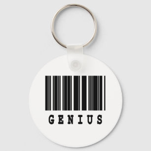 geniale barcode ontwerp sleutelhanger