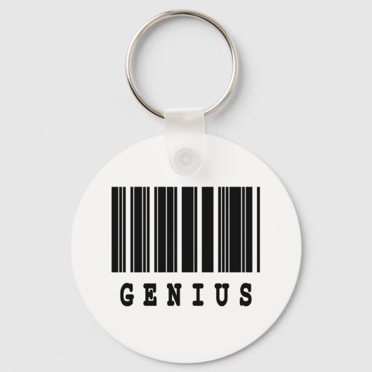 geniale barcode ontwerp sleutelhanger (Voorkant)