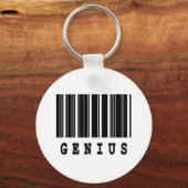 geniale barcode ontwerp sleutelhanger (Voorkant)