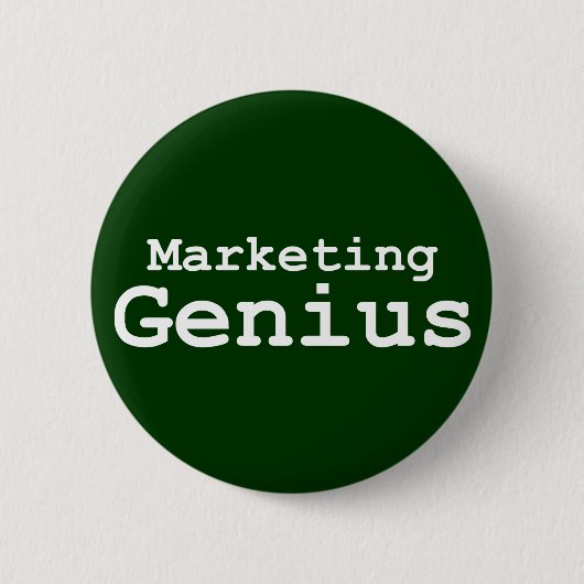Geniale cadeaus voor marketing ronde button 5,7 cm (Voorkant)