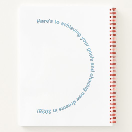 Geniale dingen 2025! notitieboek (Achterkant)