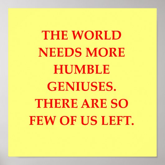 geniale grap poster (Voorkant)