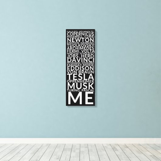 Geniale Inspiratie Canvas Afdruk (Insitu (Houten vloer))