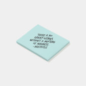 Geniale mix van Madness Aristoteles Inspirerend Post-it® Notes (Schuin)