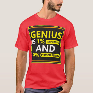Geniale Motivatie en Inspirerende Citaat beschikba T-shirt