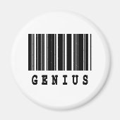 geniale streepjescodeontwerp magneet (Voorkant)