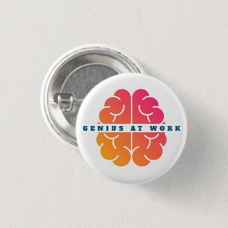 Genie aan het Werk Knop Ronde Button 3,2 Cm