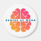 Genie aan het werk  magneet (Voorkant)