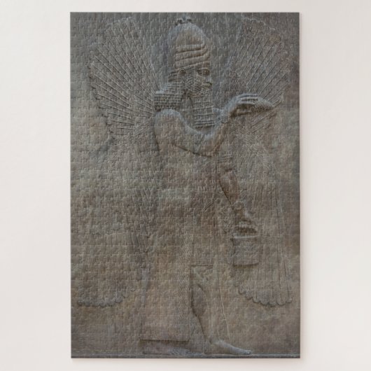 Genie Benisseur van Assyrië en Mesopotamische god Legpuzzel (Verticaal)