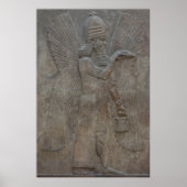 Genie Benisseur van Assyrië en Mesopotamische god Poster (Voorkant)