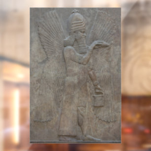 Genie Benisseur van Assyrië en Mesopotamische god Raamsticker