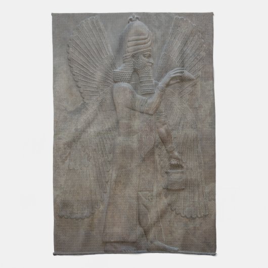 Genie Benisseur van Assyrië en Mesopotamische god Theedoek (Verticaal)