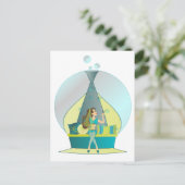 Genie Bgloebels Briefkaart (Staand voorkant)