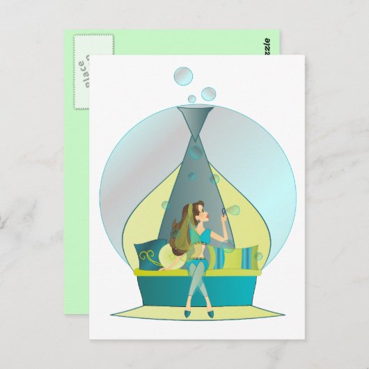 Genie Bgloebels Briefkaart (Voorkant / Achterkant)