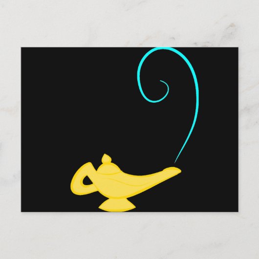 Genie Bottle Briefkaart (Voorkant)
