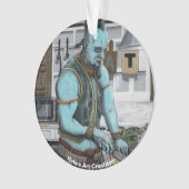 Genie Chef Koken Diner Fantasy Acryl Ornament (voorkant)