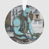 Genie Chef Koken Diner Fantasy Acryl Ornament (voorkant)