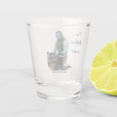 Genie Chef Koken Diner Fantasy Art Shot Glas (Achterkant)