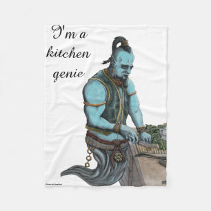 Genie Chef Koken Diner Magic Fantasy Deken