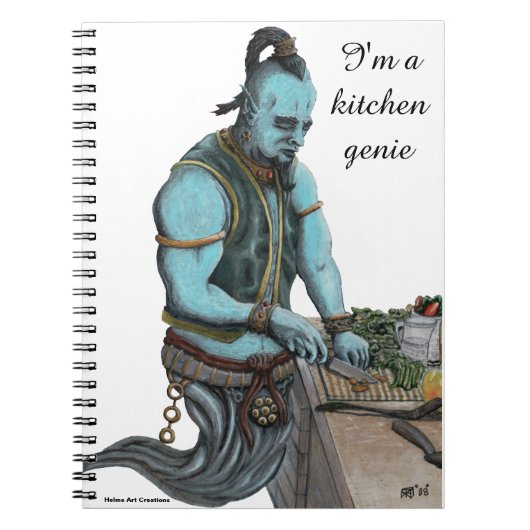 Genie Cooking Kitchen Magic Spiraal Notebook Notitieboek (Voorkant)